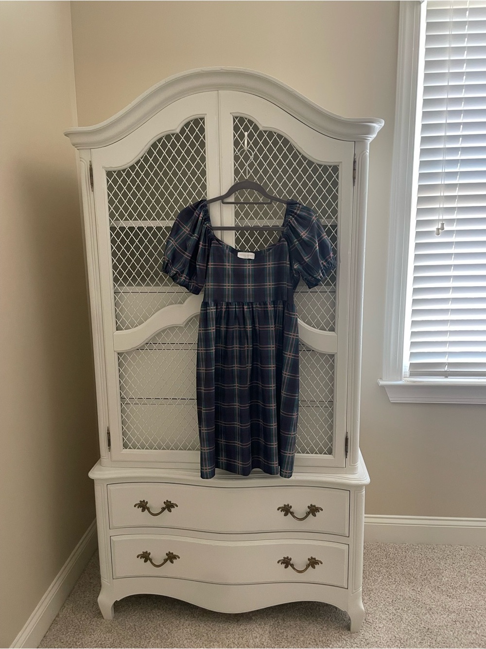 Smith & Quinn mini plaid dress Medium